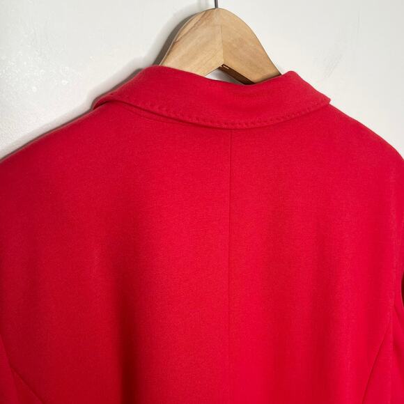 Talbots tomato 🍅 Red Blazer NWOT, Never Worn - Picture 8 of 13